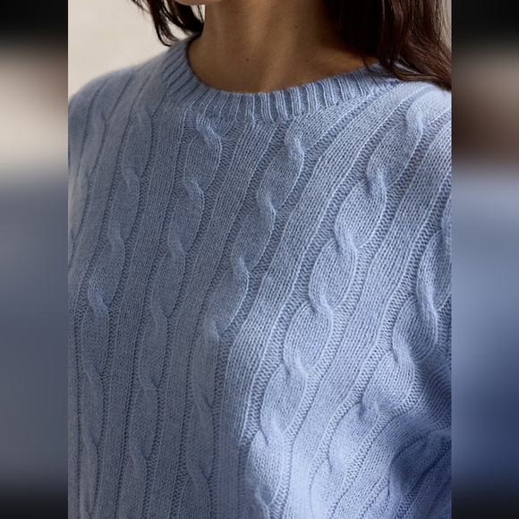Lauren Ralph Lauren The Iconic Cable 100% Cashmere Sweater - Picture 4 of 6